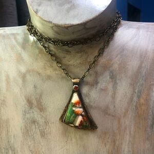 Elegant Multicolor Pendant Necklace